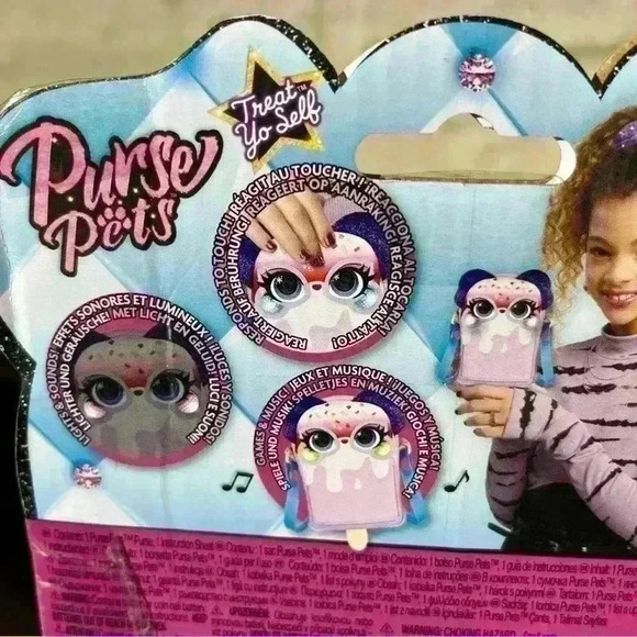 Purse Pets Treat Yo Self Pupsicle Interactive Pet Toy Handbag Light Spin Master - Picture 5 of 9